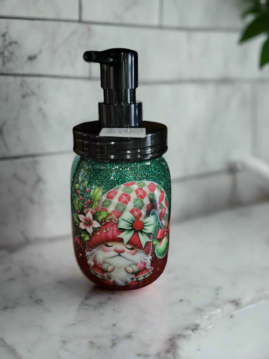 Holiday gnome Soap Dispenser