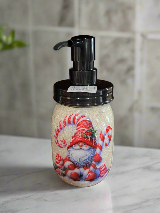 Peppermint gnome Soap Dispenser